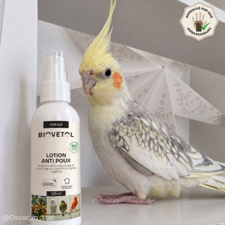 Lotion Anti-Poux et Anti-Acariens pour Oiseaux bio produit