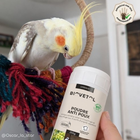 Poudre Anti-Poux et Anti-Acariens Oiseaux bio produit
