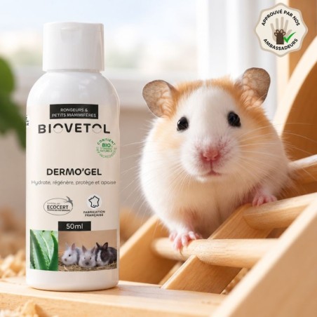 Dermo’Gel – Gel Hydratant et Apaisant pour la Peau des Rongeurs Bio produit