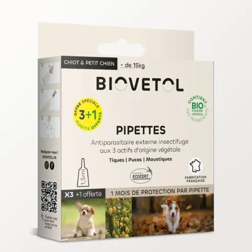 Pipettes - Chiot / Petit Chien
