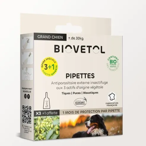 Pipettes insectifuges - Grand Chien