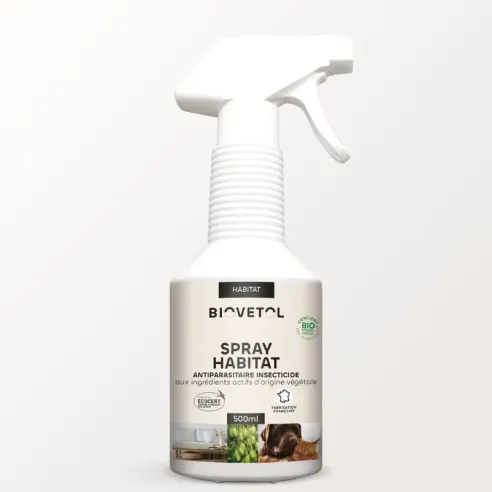 Spray Habitat anti-parasites pour la maison bio 500