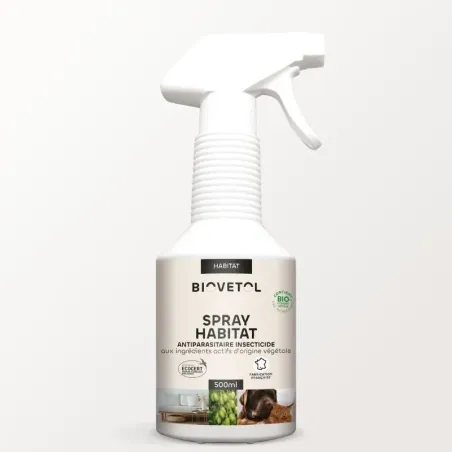 Spray Habitat anti-parasites pour la maison bio 500