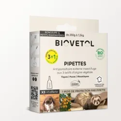 Biovetol Pipettes rongeurs et petits mammifères