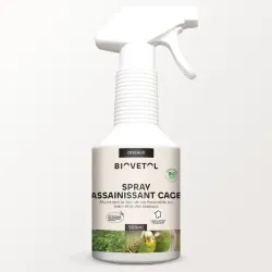 Biovetol spray assainissant cage oiseaux