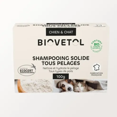 Biovetol Shampooing solide Tous Pelages