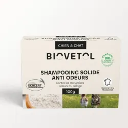 Shampooing solide anti-odeurs bio*