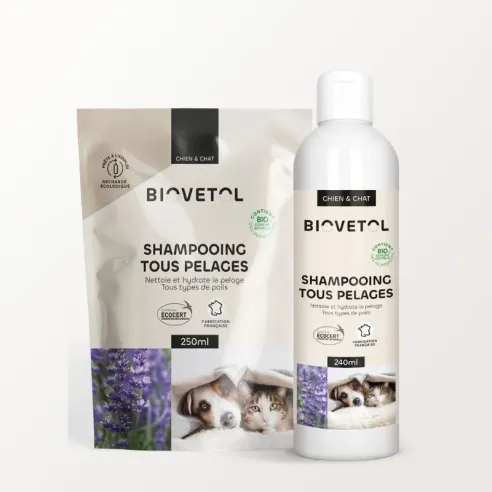 Pack shampooing Tous pelages + recharge