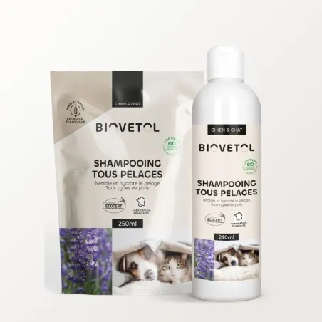 Pack shampooing Tous pelages + recharge