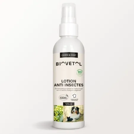 Lotion anti-insectes chien et chat bio 125