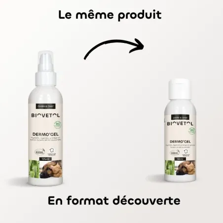 Biovetol Dermo'Gel pour chien et chat