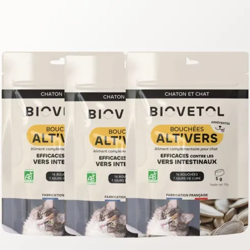 Bouchées Alt'Vers pour Chaton & Chat – Lot 3