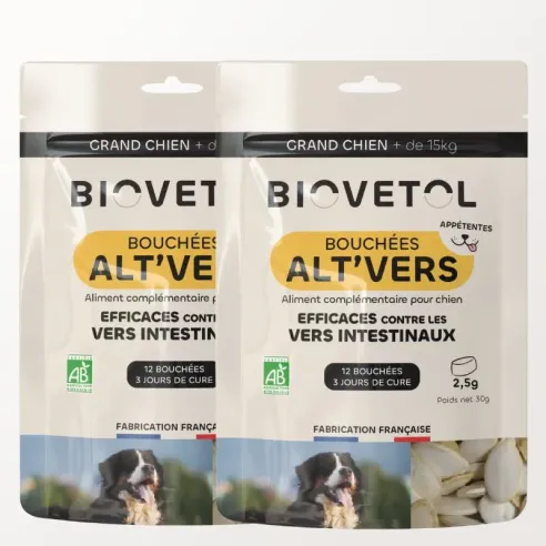 Bouchées Alt’Vers pour Grand Chien – Lot 2