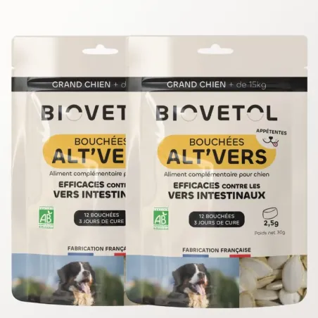 Bouchées Alt’Vers pour Grand Chien – Lot 2