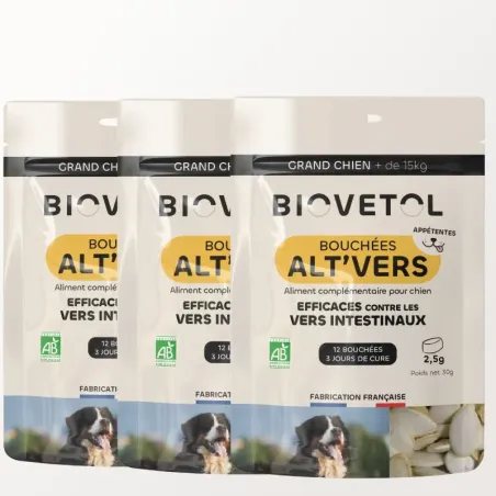 Bouchées Alt’Vers pour Grand Chien – Lot 3