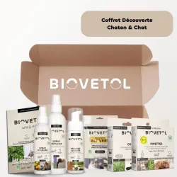 Coffret Chaton & Chat BIOVETOL – Kit de Soins et d’Hygiène